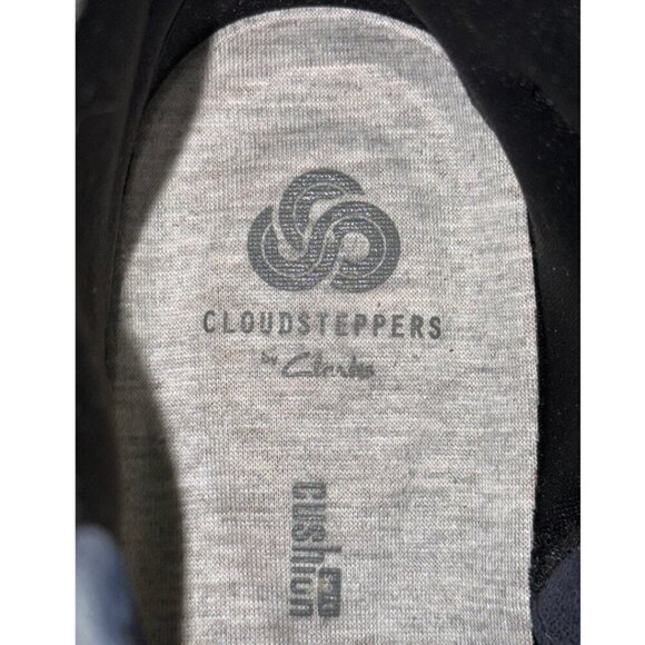 Clarks Cloudsteppers Boots Women Sillian Frey Ankle Navy Size 7 NWT - Picture 8 of 9